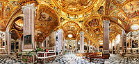 360&deg; photo of the Church of Santissima Annunziata del Vastato, Genoa